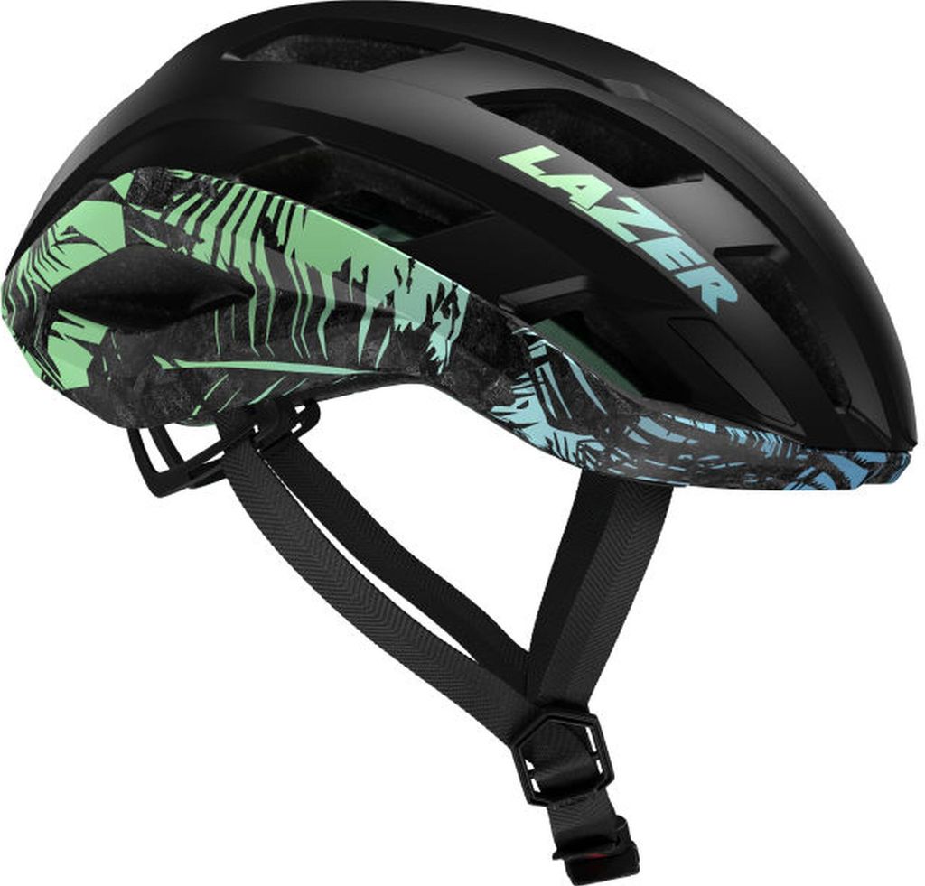 LAZER Rennrad/Gravel-Helm Strada KinetiCore, Matte Tropical Leaves