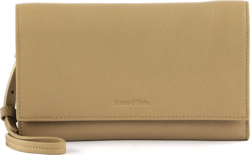 Marc O'Polo Frida Crossbody Bag sac à épaule en cuir Wheat Field marron