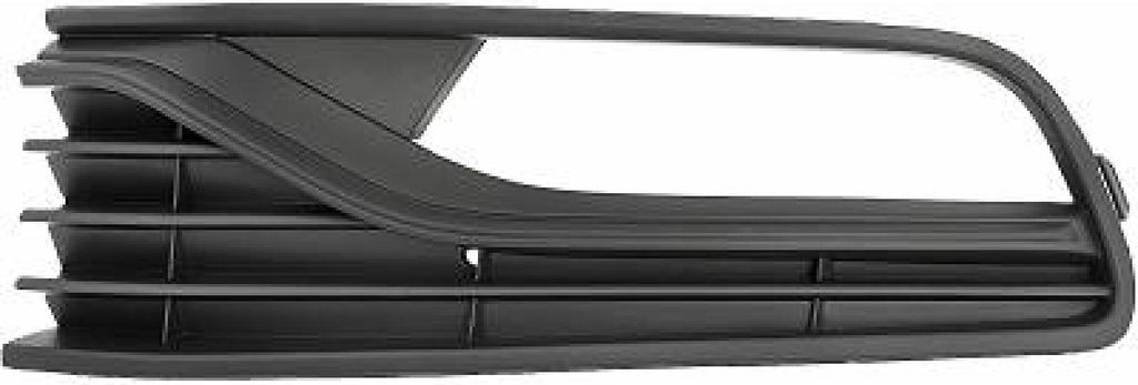 DIEDERICHS Lüftungsgitter Grill Stoßfänger für VW Polo Schrägheck (6R1, 6C1) Schwarz