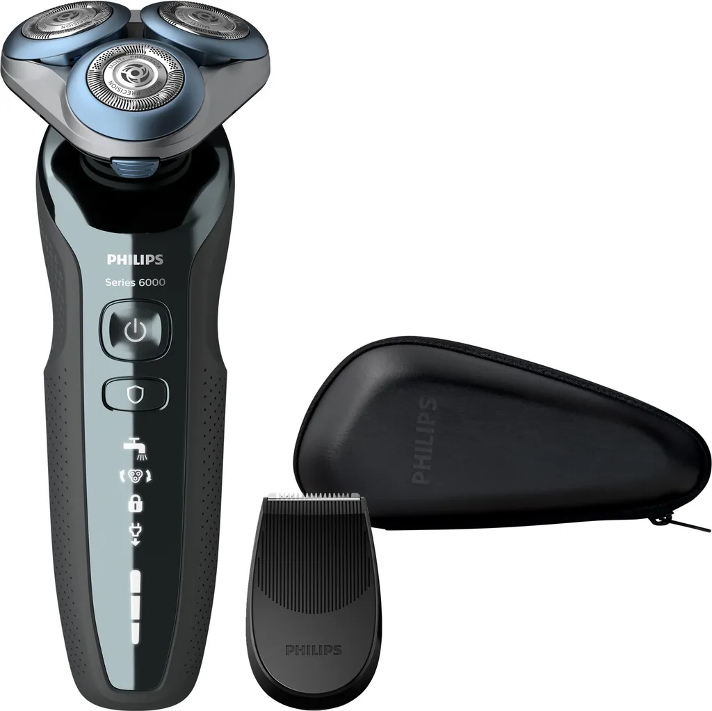 Rasoir Philips S6630/11 Series 6000 avec Lames MultiPrecision et Bleu