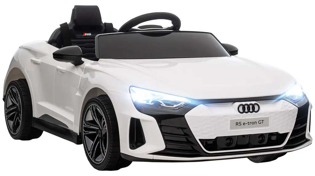 Audi RS E-tron GT Blanc - Voiture Électrique Enfant 12V avec Télécommande