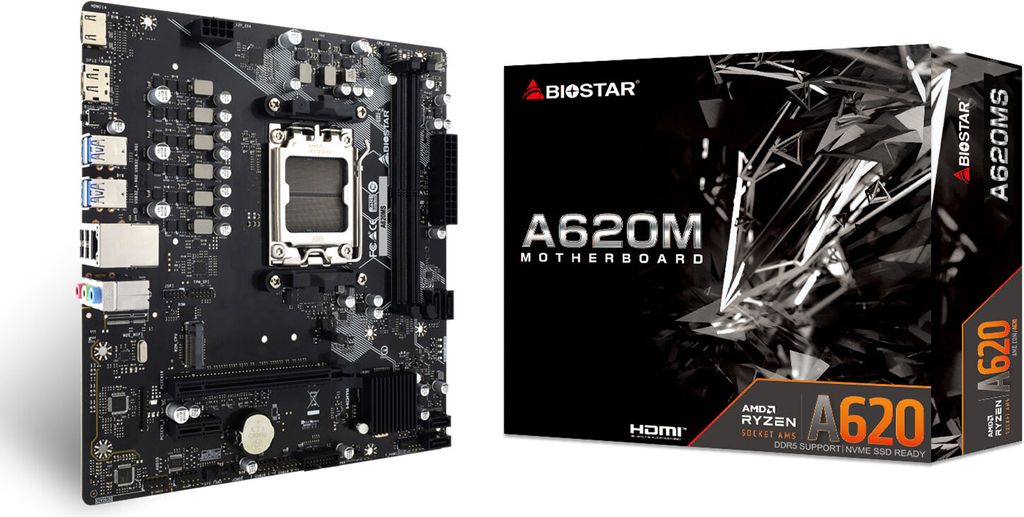 Biostar A620MS, Mainboard