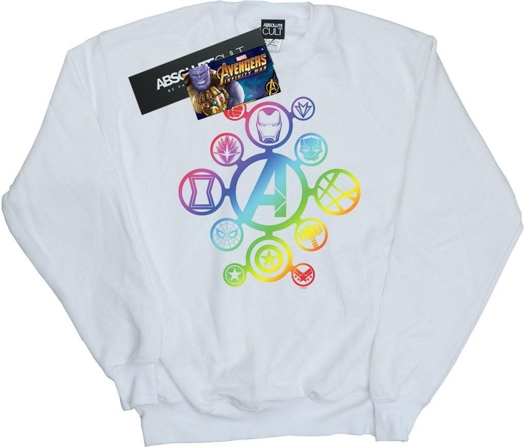 Marvel - "Avengers Infinity War" Sweatshirt für Herren BI10187 (M) (Weiß)