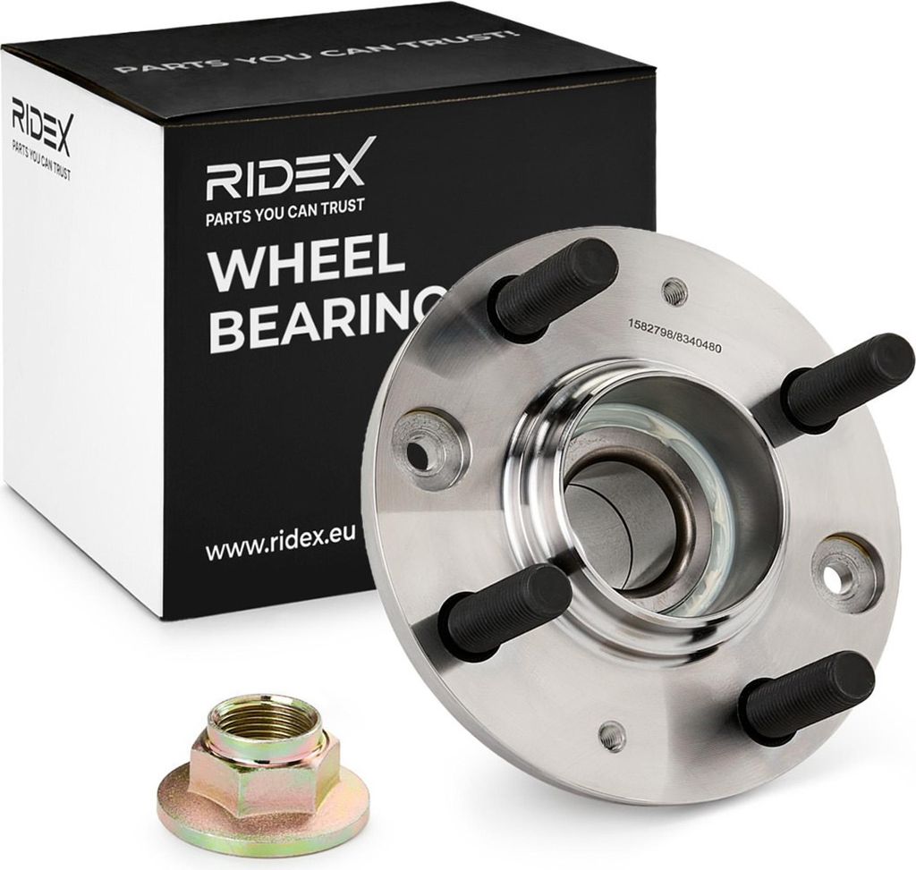 RIDEX Radlagersatz Hinten für MITSUBISHI COLT VI (Z3A, Z2A) 654W0522