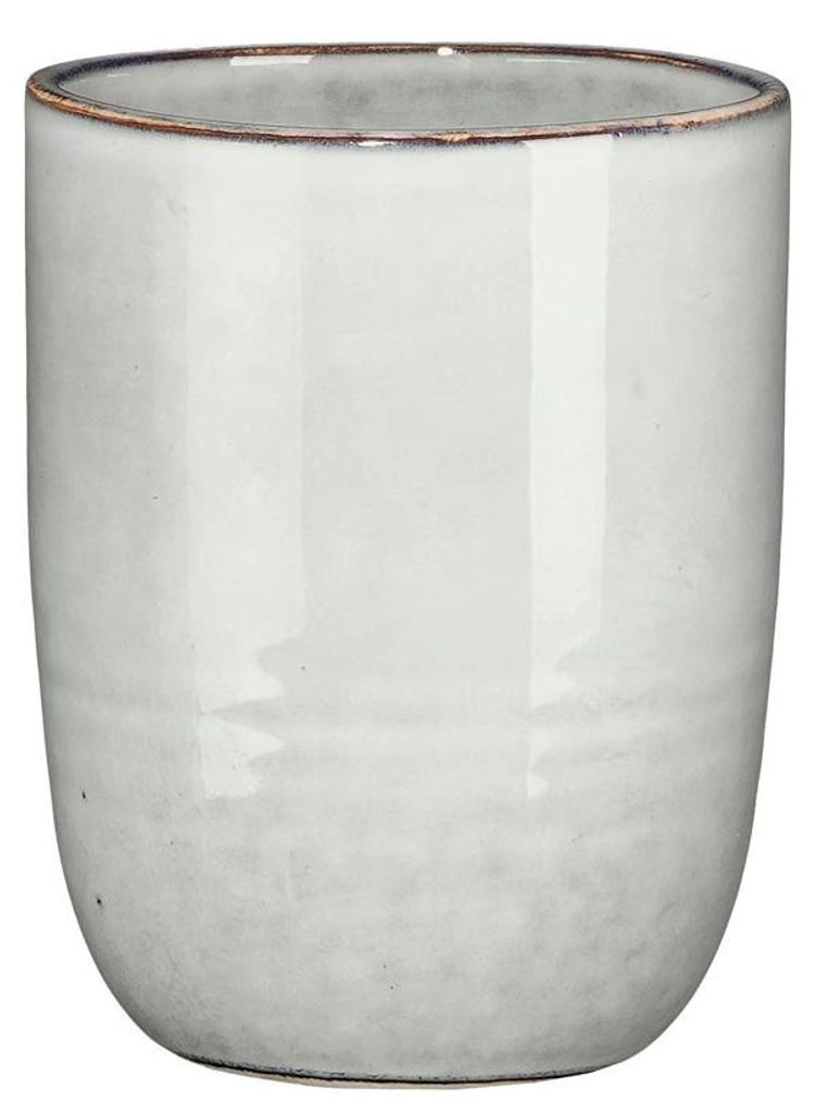Mica Becher Tabo grau, 10 cm x 7,5 cm Produktbild 
