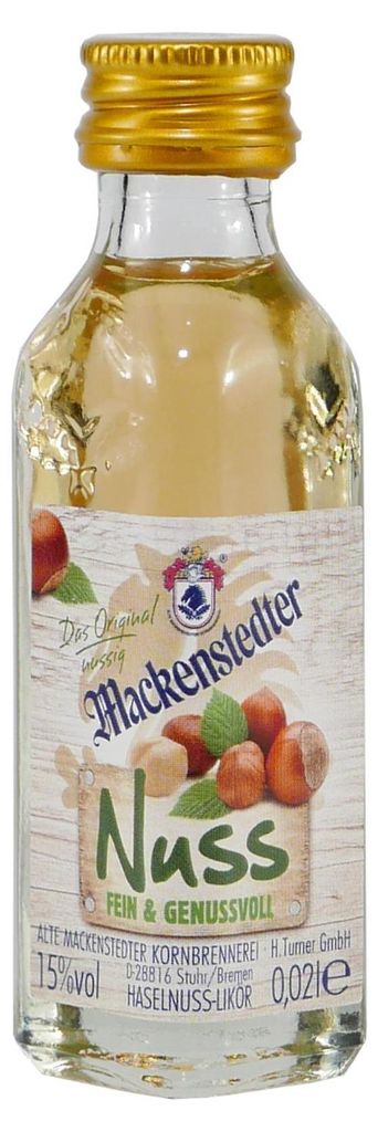 Mackenstedter Nuss Likör (25 x 0,02L)