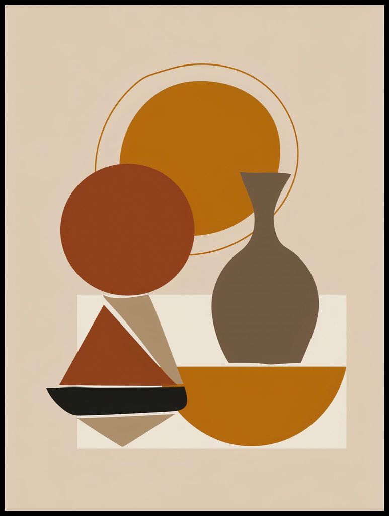 Plakat 75x100cm Geometrischer Verlust