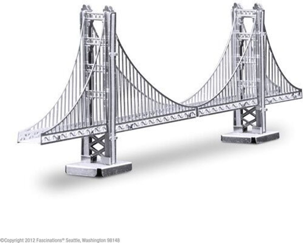 Metal Earth Golden Gate Bridge, Zestaw do budowania, Metal Zdjęcie produktu 