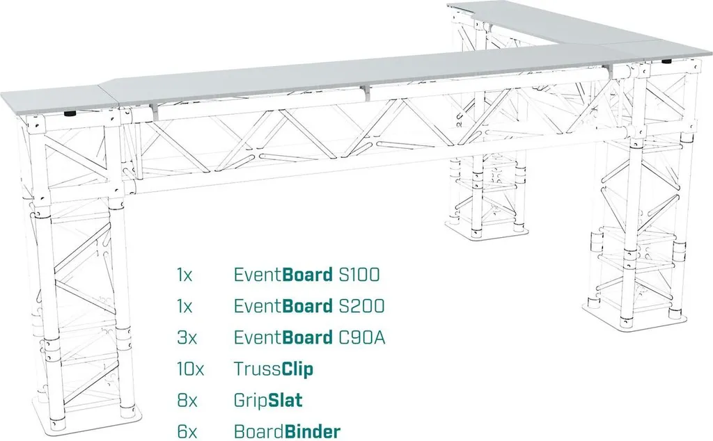 Stabilisez vos supports avec le plateau OnTruss EventBoard S200 BASIC - 4