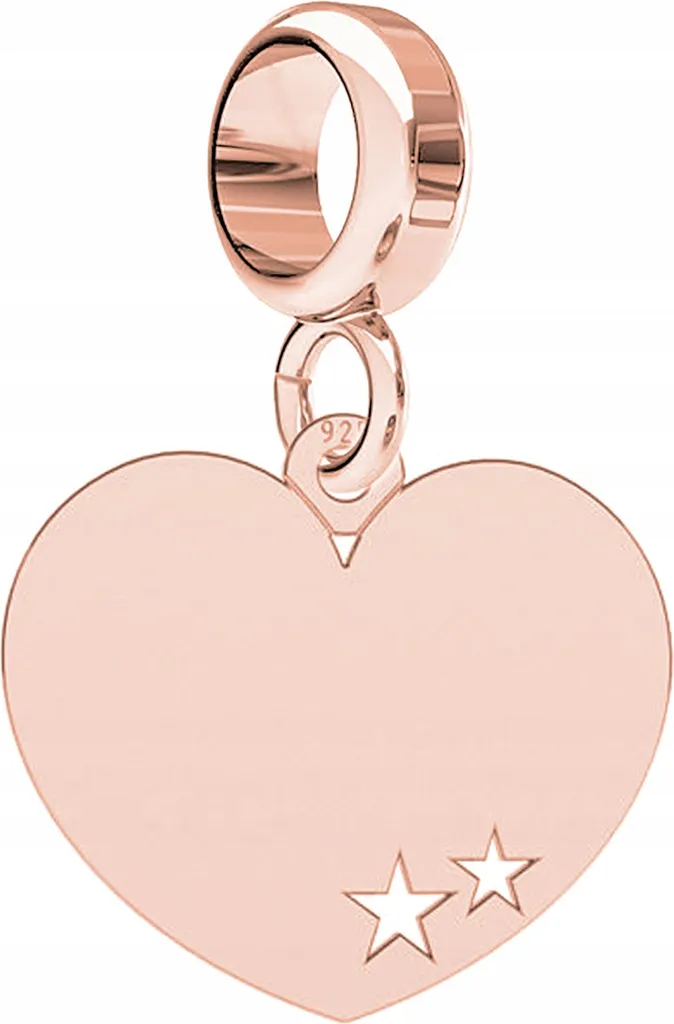 Ciondolo Cuore Stelle Argento 925 Gold Plated | Design Minimalista 2026 - 1