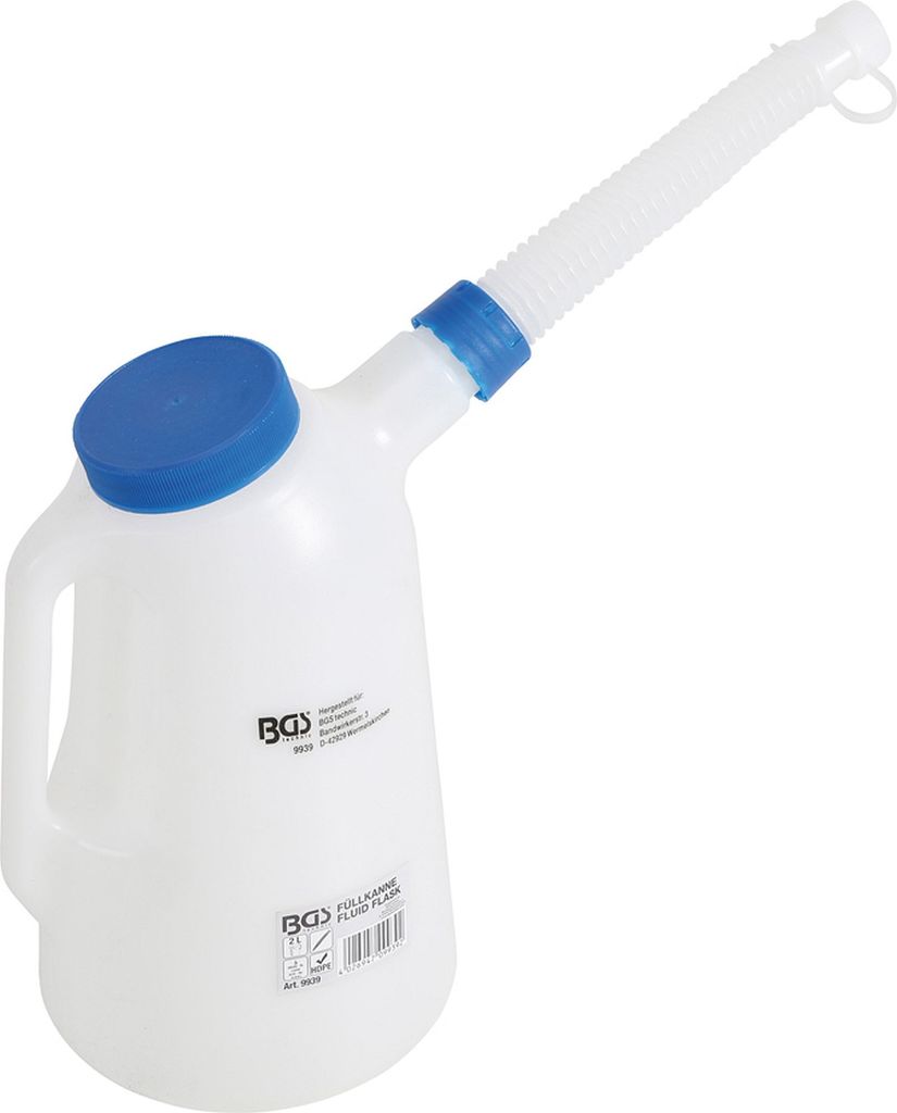 BGS technic Fluid Flask with flexible spout and lid, 199 mm, 199 g