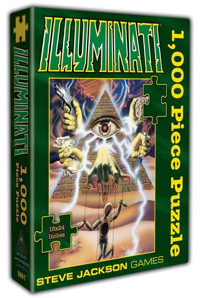 Illuminati Puzzle - 1000 stück - Steve Jackson Games