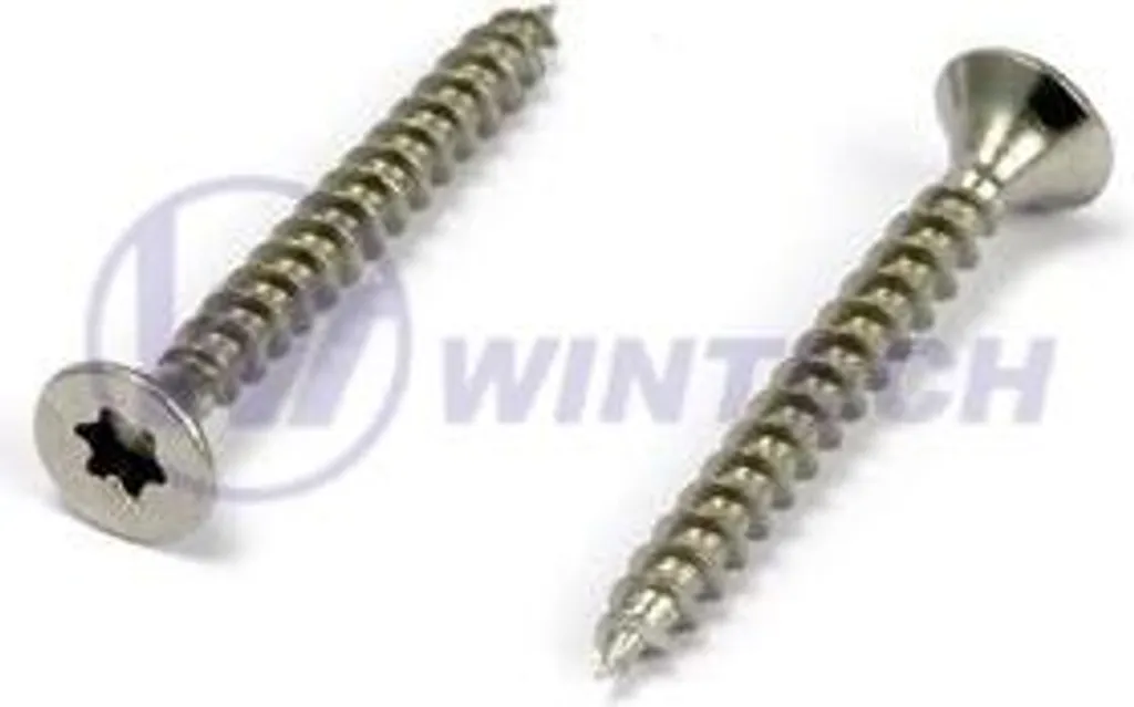 Viti Legno Testa Svasata 6x100 Inox A2 - 100 pz per Esterni Senza Pensieri