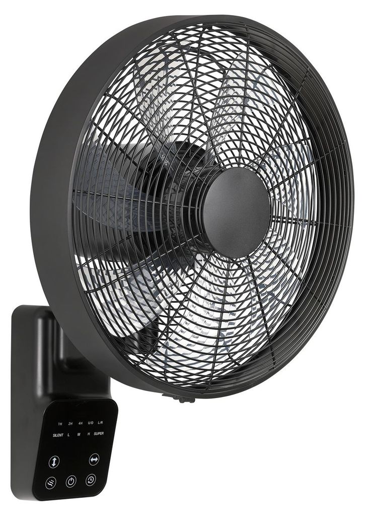 CasaFan AIROS ECO DESIGN WALL SW Wandventilator Schwarz mit Obrázok produktu 