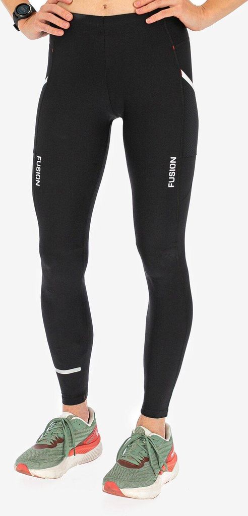 FUSION C3 LONG TIGHTS Damen/Herren Trainingstights schwarz schwarz XS