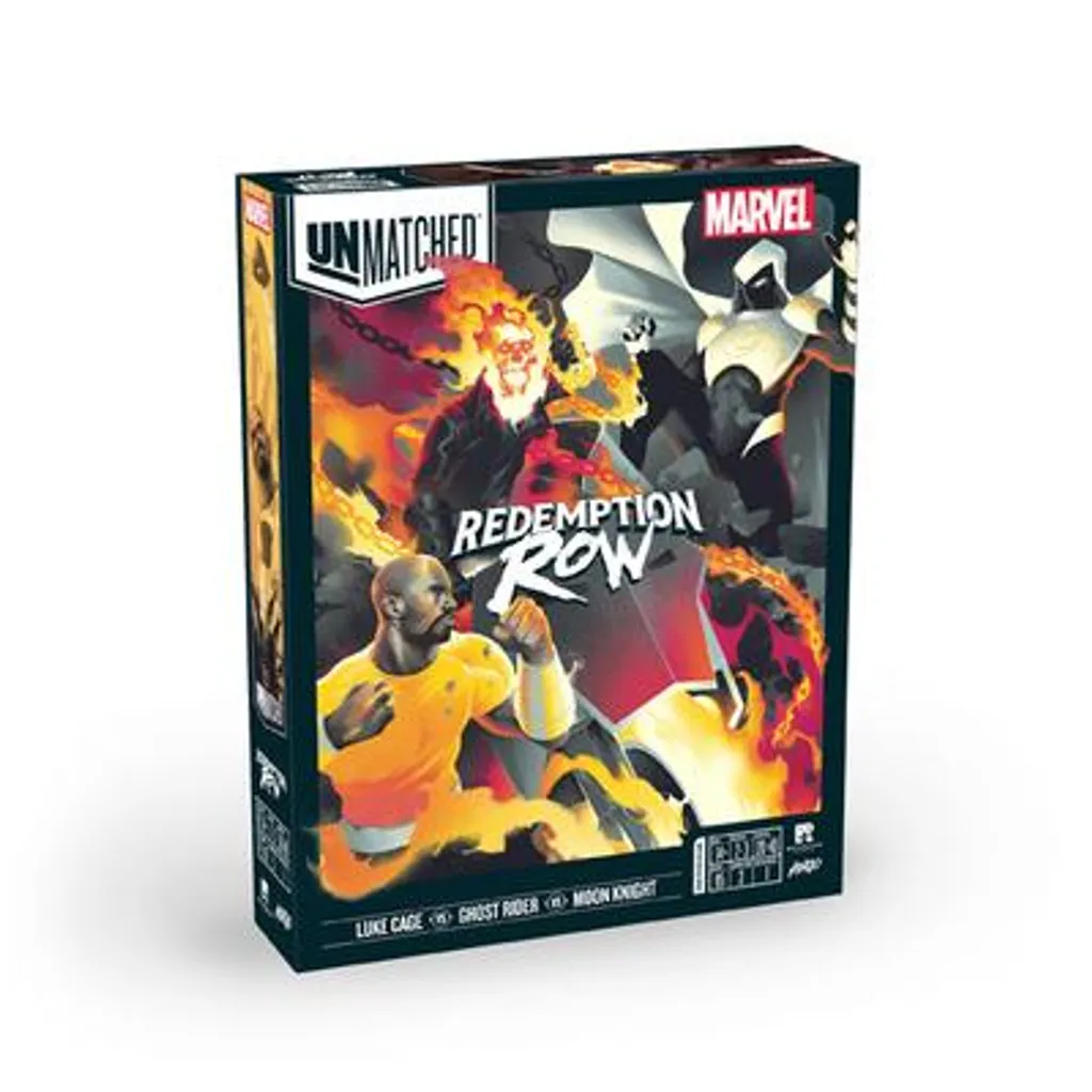 Redemption Row Unmatched avec Figurines Détaillées et Cartes Action