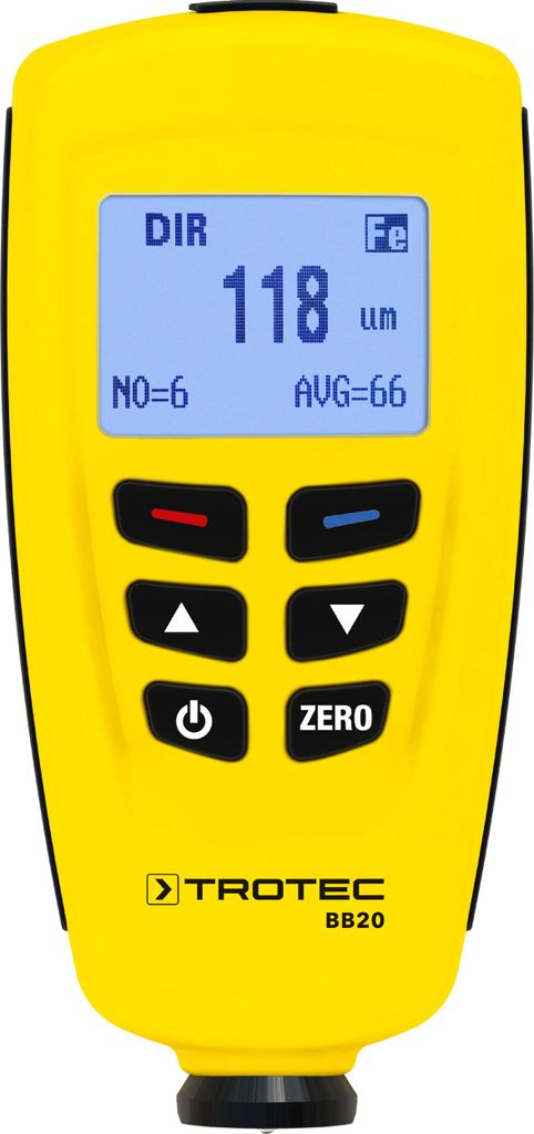 TROTEC BB20 Schichtdicken-Messgerät Lackdickenmessgerät Produktbild 