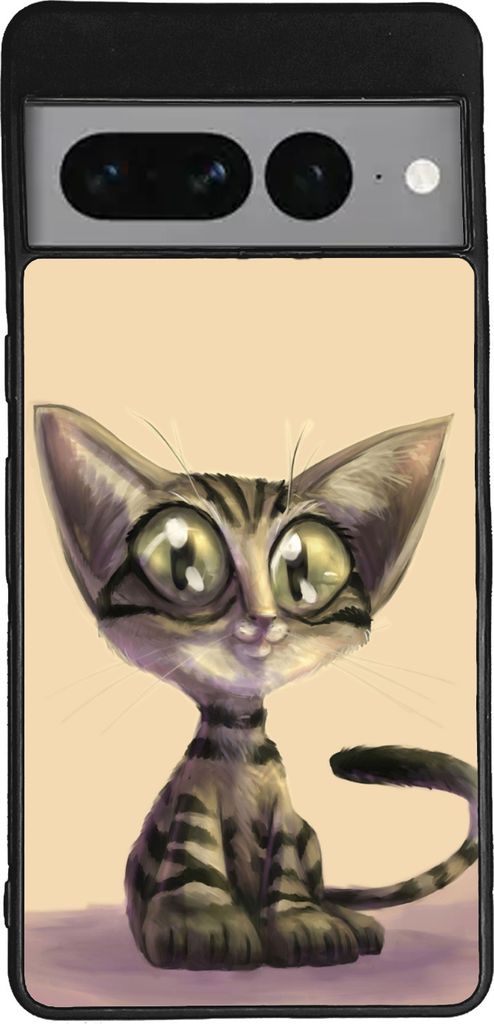 TPU Silikon Hülle für Google Pixel 7 PRO Handy Cover Case Schutzhülle Handyhülle Bumper MOTIV 86 Katze