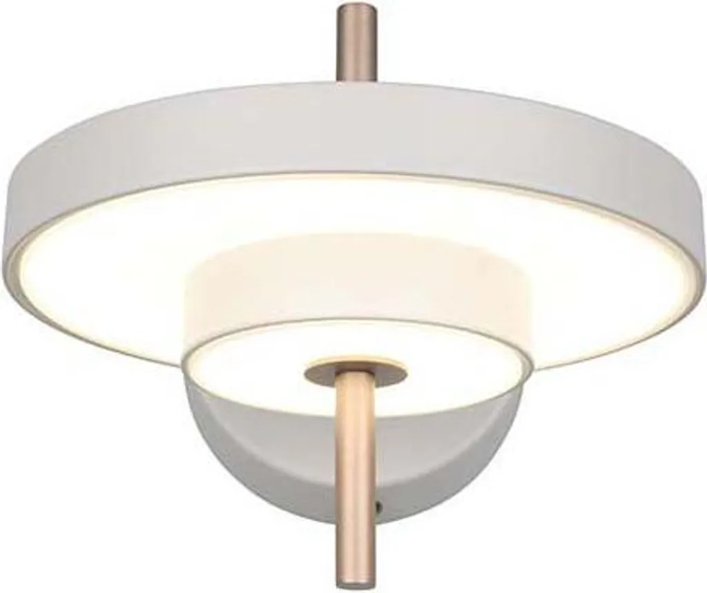 Luminaire mural design LED gris réglable 30cm avec intensité variable