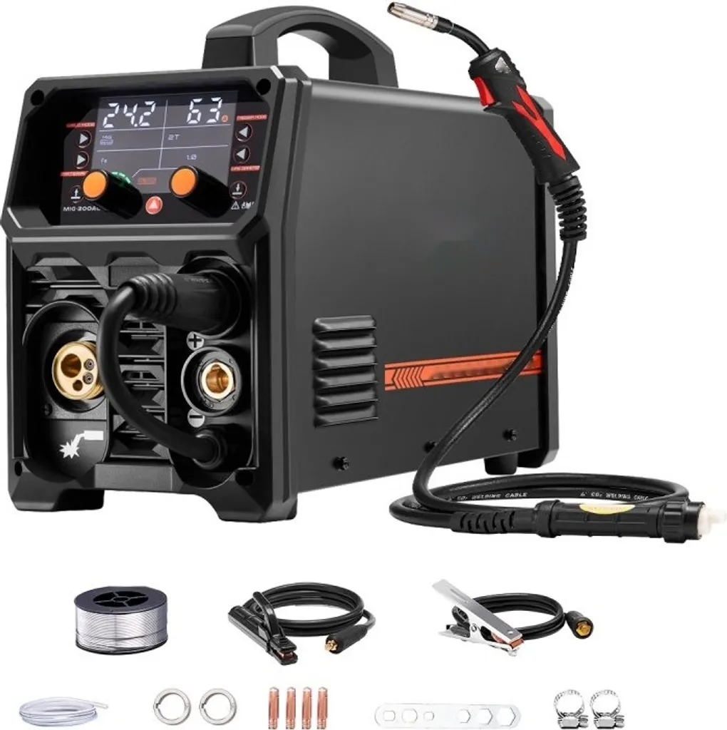 Soudeuse synergique multi-procédés 5 en 1 200A pour métal et alu