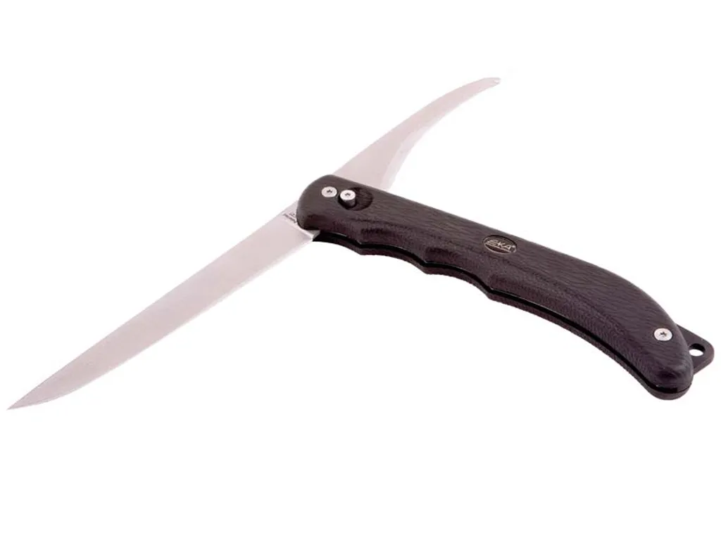 EKA Couteau de Pêche DUO Swingblade en Acier Sandvik 12C27 Inox