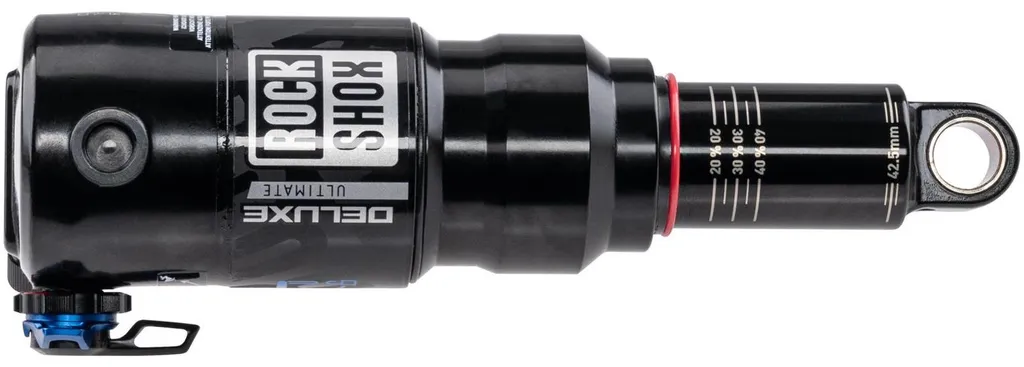 Suspension VTT Rockshox Deluxe Ultimate RCT Argent 42.5 mm Trunnion