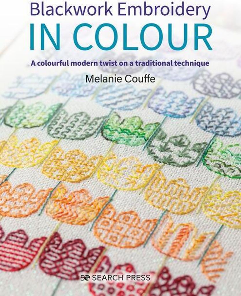Blackwork Embroidery In Colour – Lingua: Inglese