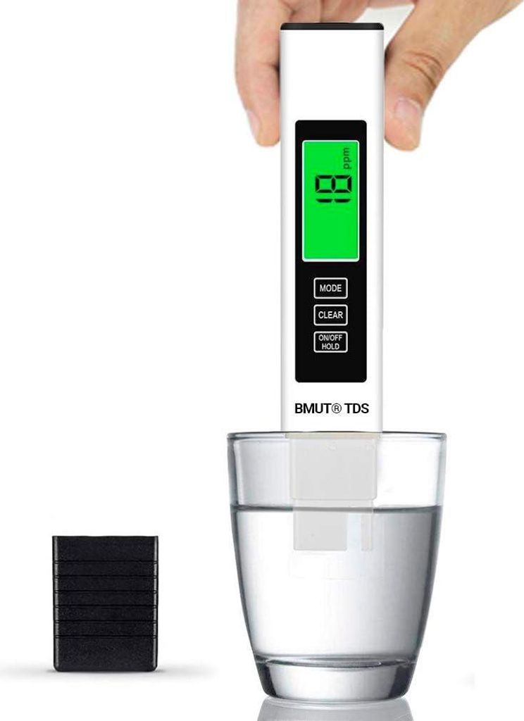 3-in-1 TDS-Messgerät mit EC- und Temperaturanzeige–Digitaler Wassertester, Messbereich 0–9999 ppm, für Wasser, Pflanzen, Aquarien, Trinkwasser