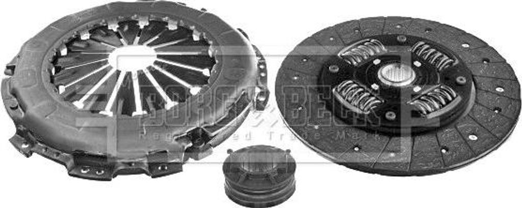 BORG & BECK HK2451 Kupplungssatz OE kompatibel mit Accent, i20, i30, iX20, iX35, Carens, Ceed, Proceed, Rio, Soul, Sportage, Venga