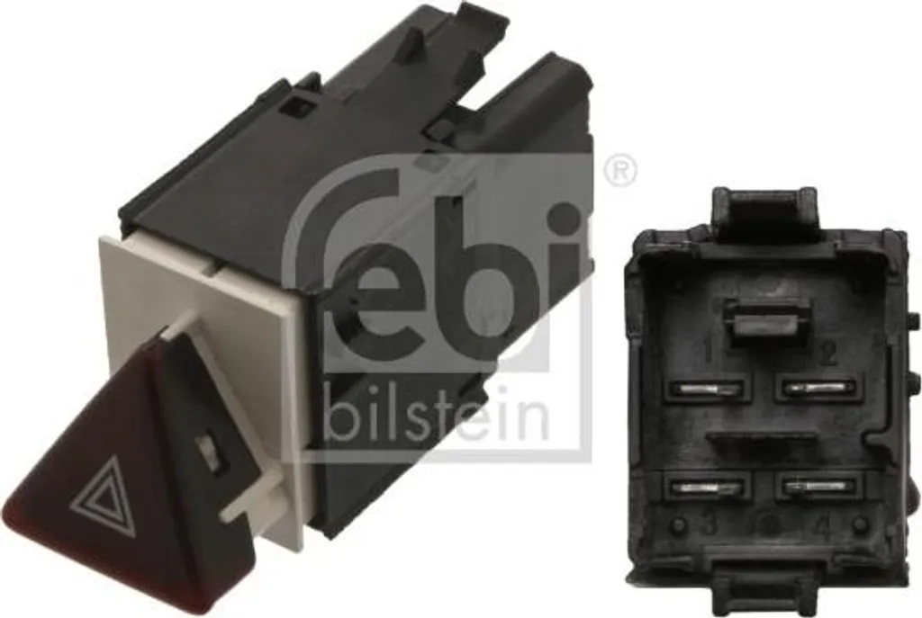 Interruttore Lampeggiatori Emergenza Febi 38646 Passat CC 3C0858342H45T