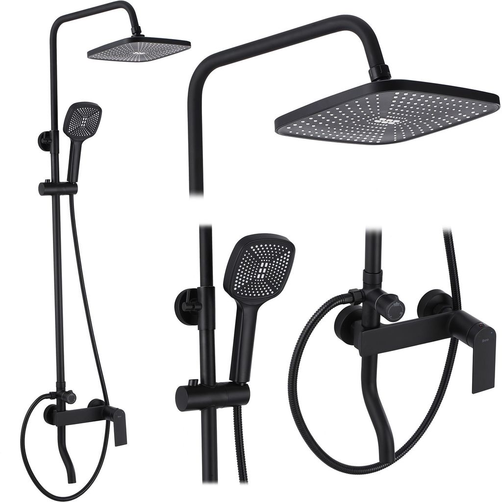 Set Doccia Rea Storm Black Matt Immagine del prodotto 