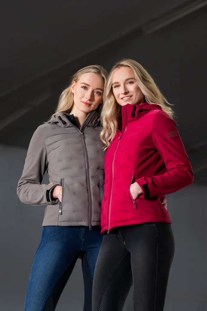 Veste d'équitation hybride pour femme Pikeur Steel Grey série 2024 - 4