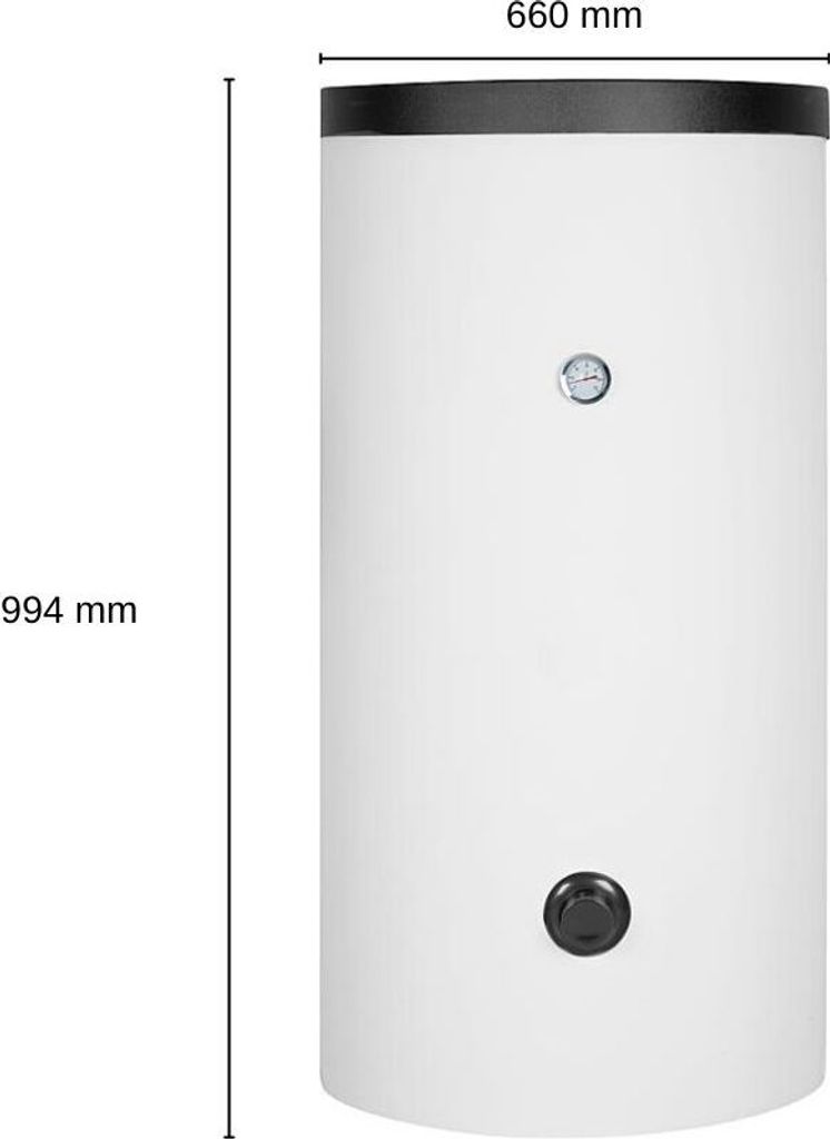 Evenes Warmwasser-Standspeicher EV-TEDS-1 W 150 1 Wärmetauscher 152 L Trinkwasser