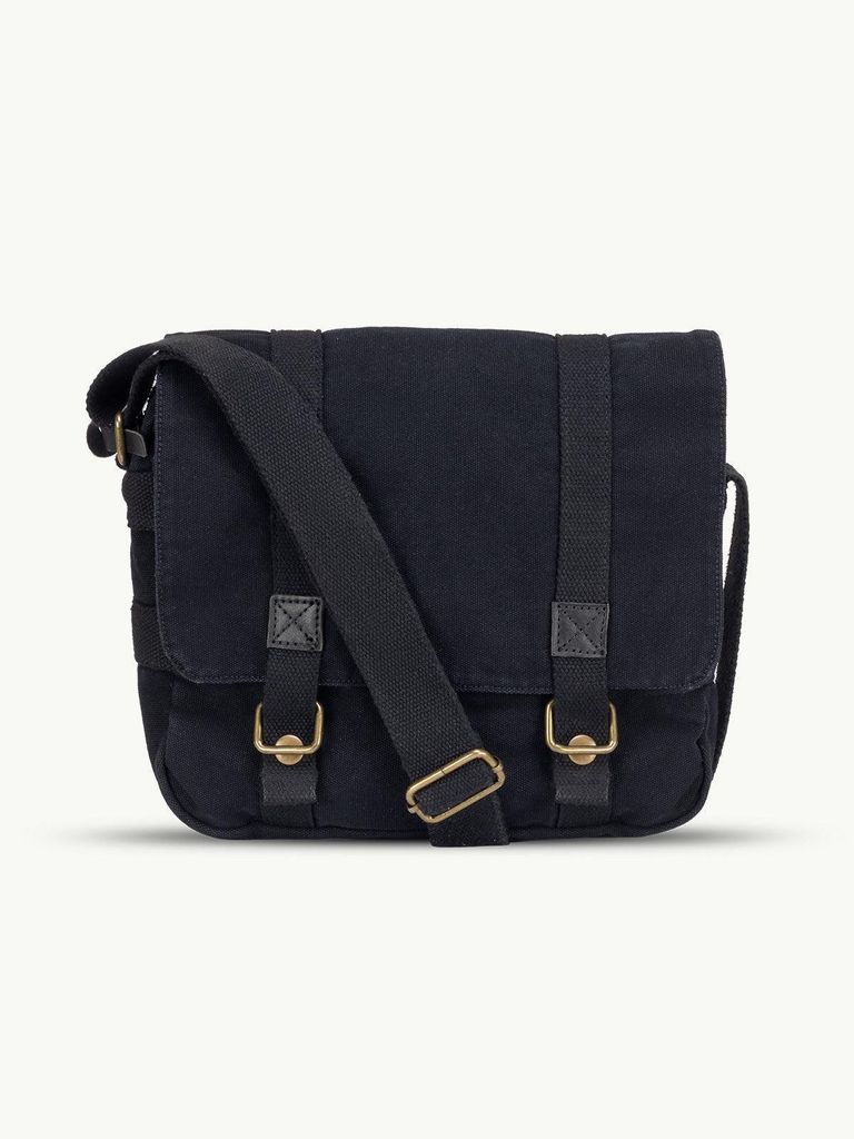 Scippis Metro Bag – Robuste Canvas-Umhängetasche mit Lederelementen