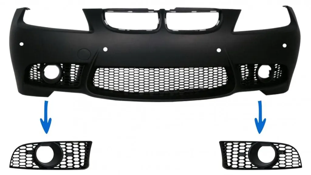 Kit Grilles de Calandre Sport BMW E90 E92 Look M3 pour Personnalisation