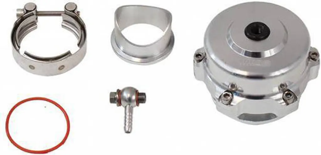 Blow Off Epman 50 mm V-Band Argent : soupape de décharge turbo sport