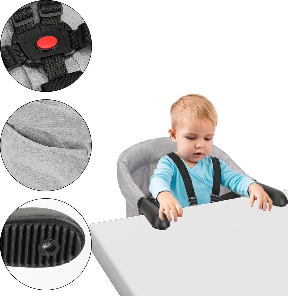 TolleTour Faltbar Tischsitz Babysitz  Klappbare Baby Produktbild 