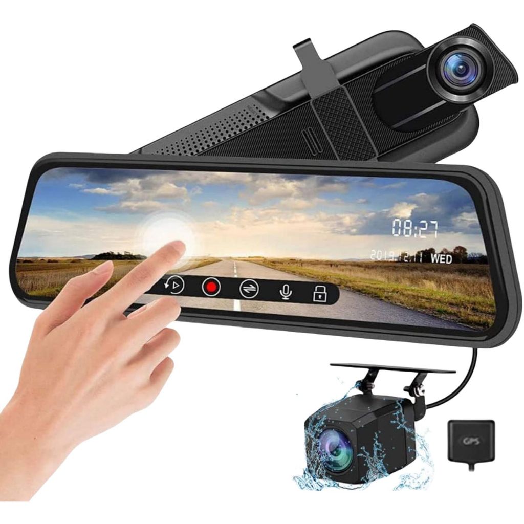 AIORBER 4K Dashcam, Spiegel 10" Touch, Vorne 4K Hinten Produktbild 