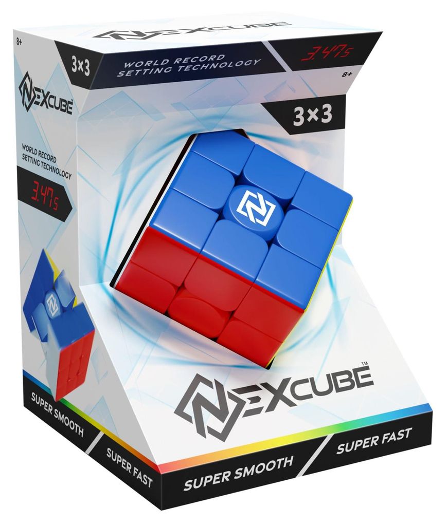 Zauberwürfel NexCube 3x3 mit feinjustierbarem Widerstand, für Anfänger und Speedfolding