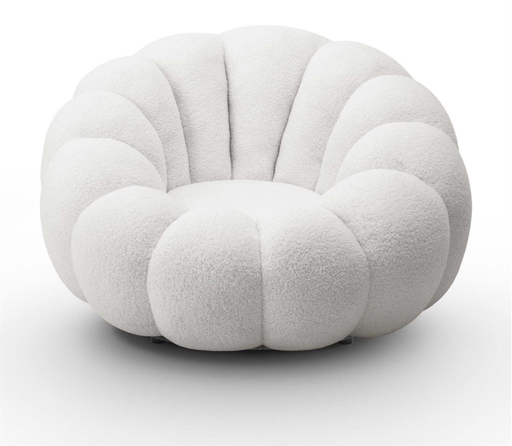 YOURHOUSE24 Drehsessel ORIA, Boucle-Stoff, Sessel mit Produktbild 