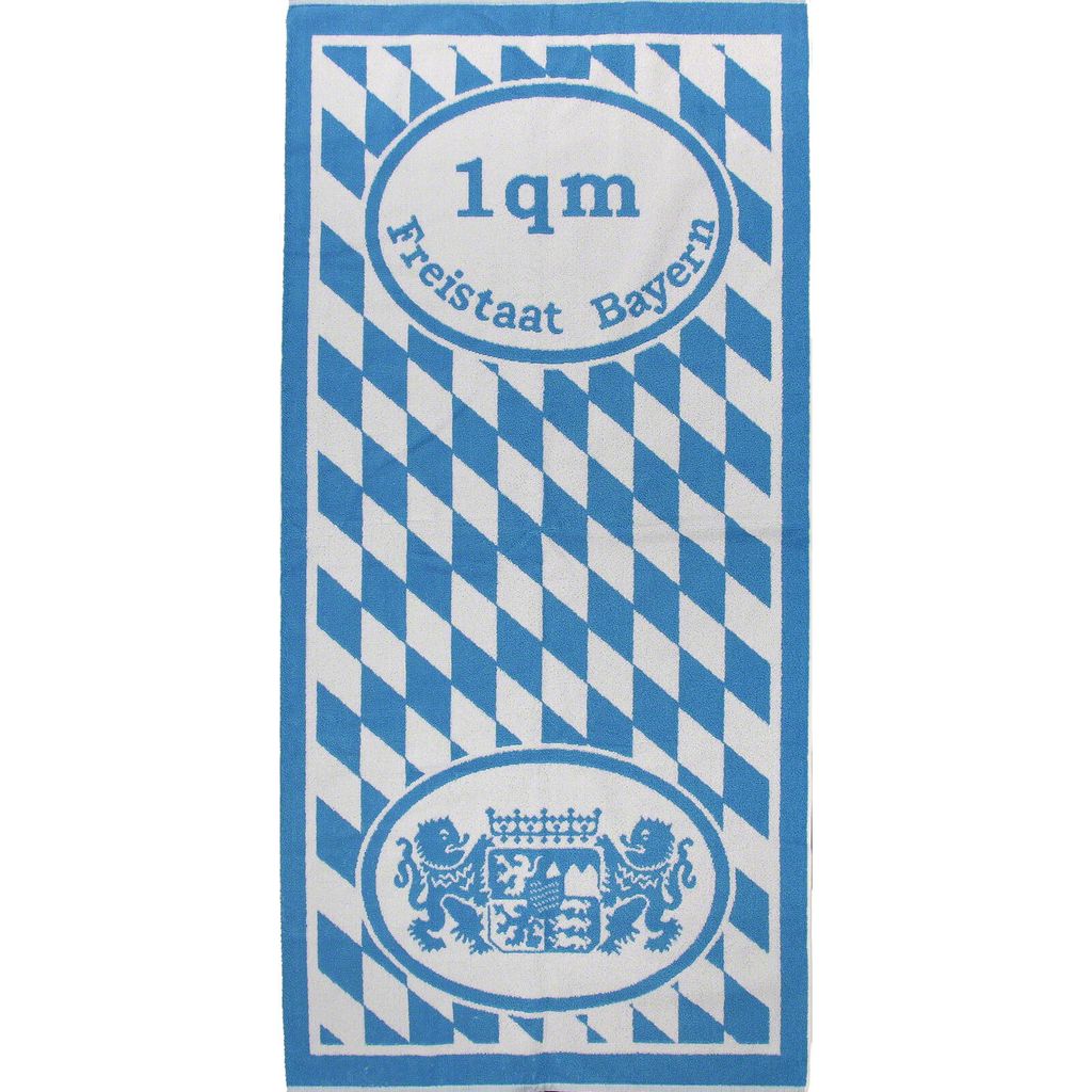 Freistaat Bayern Serie Frottier Handtuch Duschtuch 67x150 cm