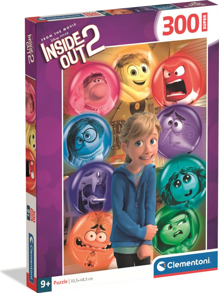 Clementoni Puzzle - Inside Out 2 - 300 XXL Teile - Kinderpuzzle