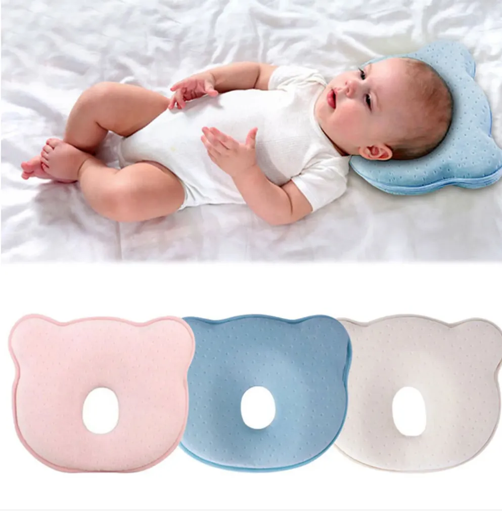 Babykissen Orthopädisch - Atmungsaktiv Gegen Kopfverformung 0-18 Monate