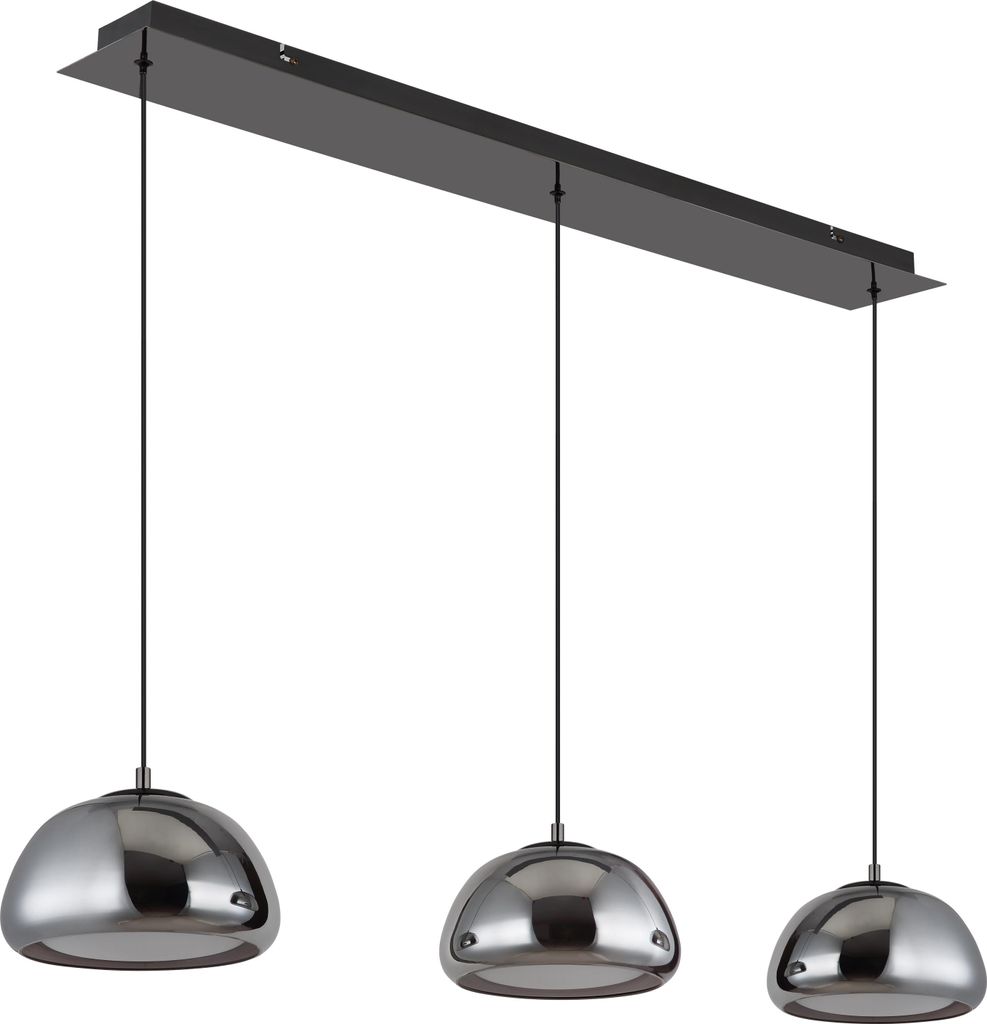 GLOBO Lighting Hängeleuchte AVILA LBH 117x25x150 cm schwarz Hängelampe