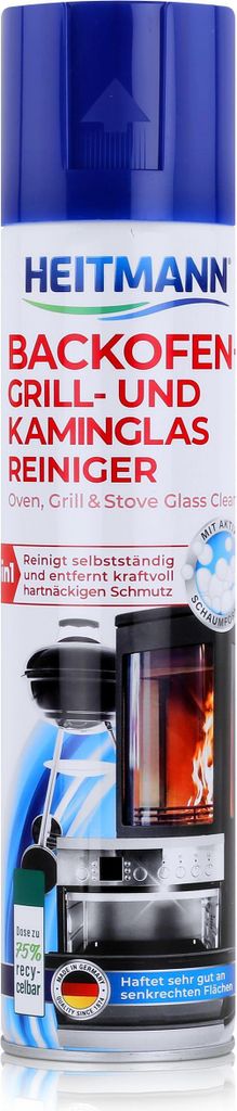 Heitmann Backofen-Grill und Kaminglas Reiniger 400ml - Löst Produktbild 1