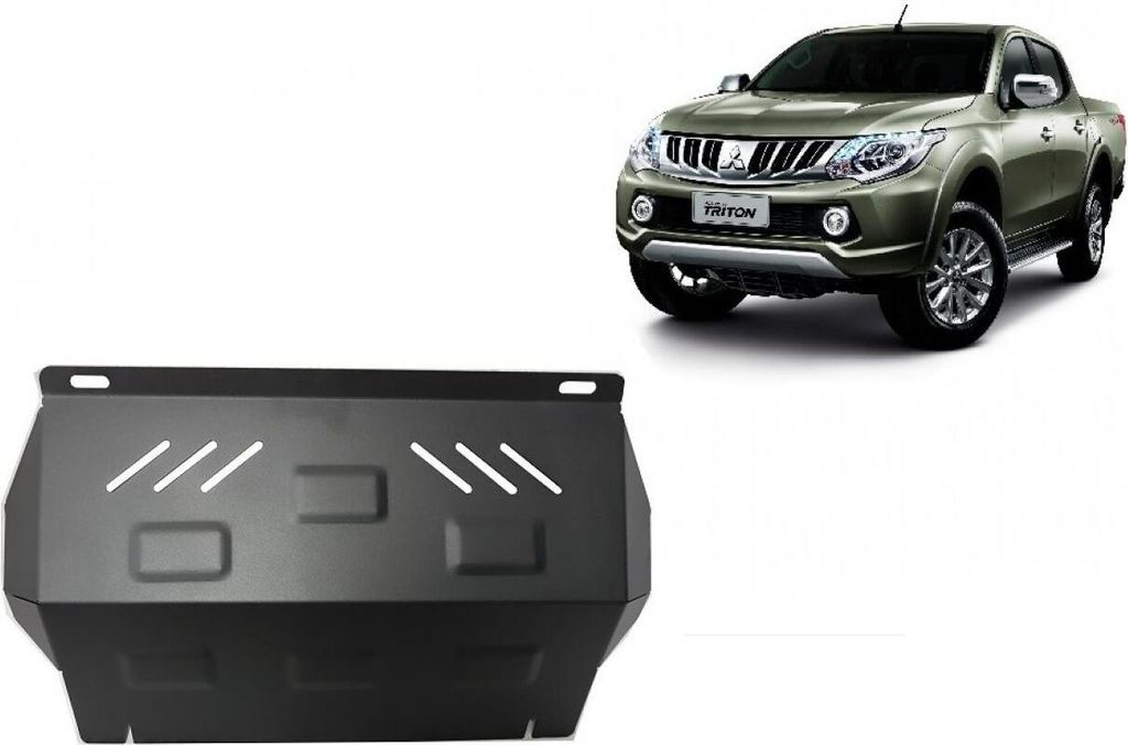 Stahl Unterfahrschutz für Kühler Mitsubishi L200