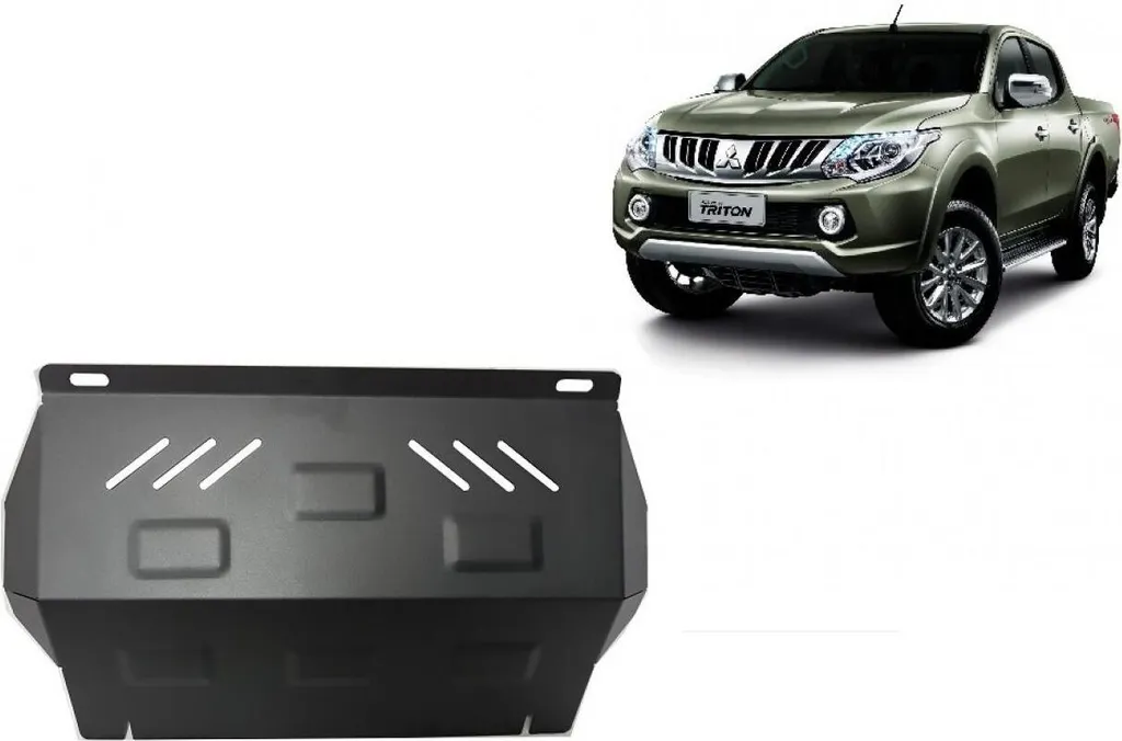 Protection anti-encastrement en acier pour radiateur Mitsubishi L200