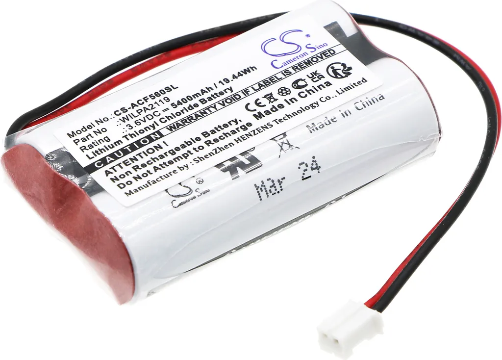 Batteria TECHTEK per Itron Actaris CF560 Echo 2 | Miglior Prezzo 3.6V