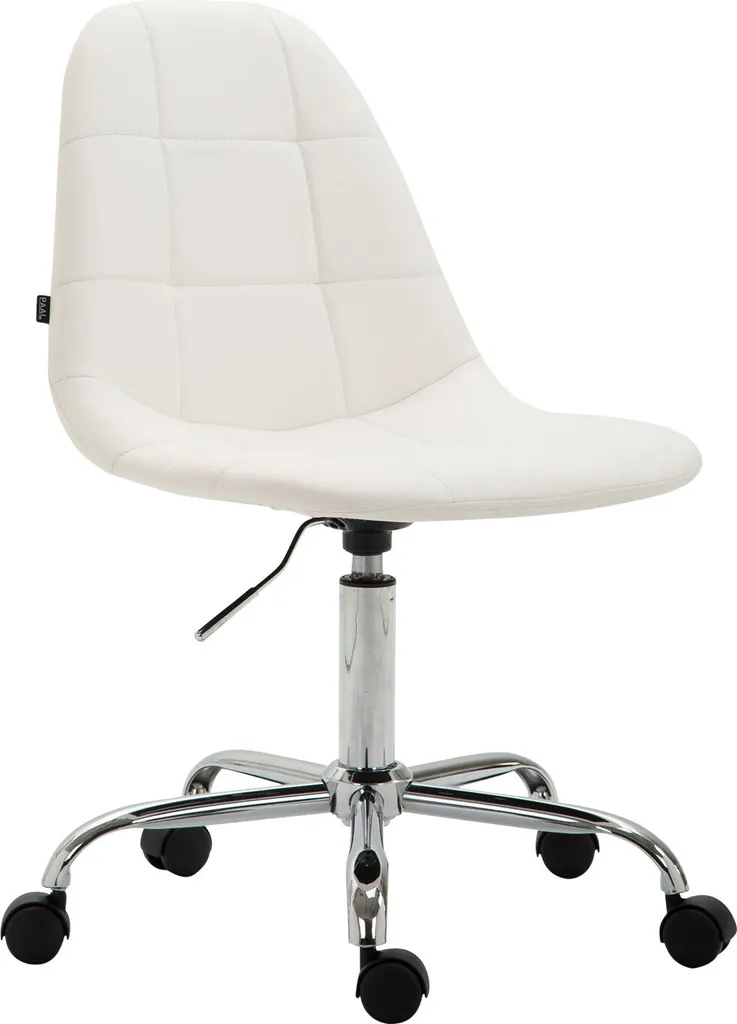 Chaise de bureau Reims en similicuir - Siège pivotant ergonomique chic