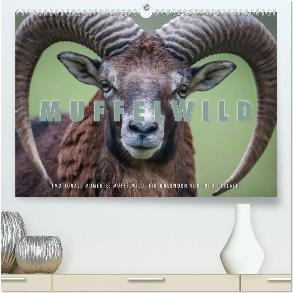 Emotionale Momente: Muffelwild. (hochwertiger Premium Wandkalender 2026 DIN A2 quer), Kunstdruck in Hochglanz
